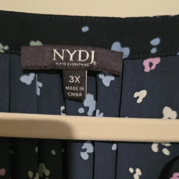 Worthington Blue Long Sleeve Relaxed Blouse - Picture 2 of 3